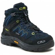  παπούτσια πεζοπορίας cmp kids moon mid wp 31q4794 black/blue n950