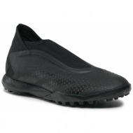  παπούτσια adidas predator accuracy.3 laceless turf boots gw4644 core black/core black/cloud white