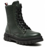  μπότες tommy hilfiger t3a5-33057-1355406 s dark olive 406