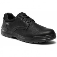  κλειστά παπούτσια clarks rockie walk gtx gore-tex 261734647 black leather