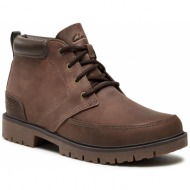  ορειβατικά παπούτσια clarks rossdale mid 261734537 brown warmlined leather