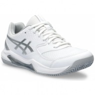  παπούτσια asics gel-dedicate 8 clay 1042a255 white/pure silver 101