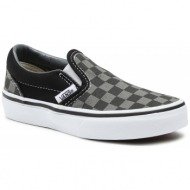  πάνινα παπούτσια vans uy classic slip-on vn000zbueo01 (checkerboard) blk/pewter