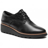  κλειστά παπούτσια clarks sharon rae 261754164 black leather