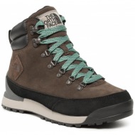  παπούτσια πεζοπορίας the north face m back-to-berkeley iv leather wpnf0a817qzn31 demitasse brown/tnf