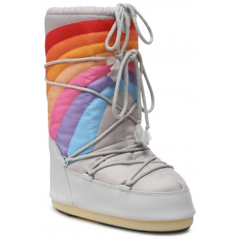 μπότες χιονιού moon boot icon rainbow