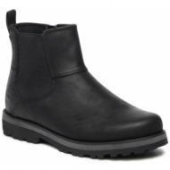  μποτίνια timberland courma kid chelsea tb0a28qa001 black full grain