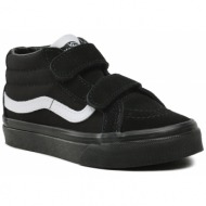  αθλητικά vans uy sk8-mid reissue v vn0a346ylwb1 (canvas & suede) blk/blk