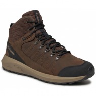  παπούτσια πεζοπορίας columbia trailstorm™ crest mid waterproof 2027001 cordovan/ black 231