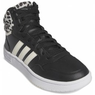  παπούτσια adidas hoops 3.0 mid shoes ig7895 cblack/cwhite/ftwwht