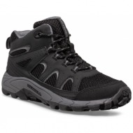  παπούτσια πεζοπορίας merrell oakcreek mid lace wtrpf mk265426 black/grey