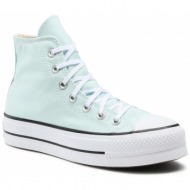  sneakers converse chuck taylor all star lift a06138c white/aqua blue