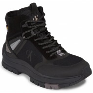 ορειβατικά παπούτσια calvin klein jeans hiking lace up boot cor ym0ym00762 black/stormfront 00t