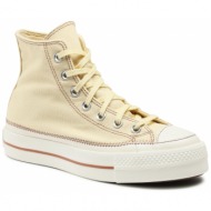  sneakers converse chuck taylor all star lift a04659c brown/tan