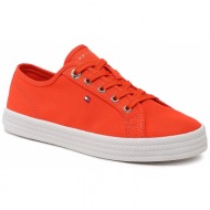 πάνινα παπούτσια tommy hilfiger essential vulcanized sneaker fw0fw07119 deep orange s
x