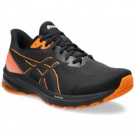  παπούτσια asics gt-1000 12 gtx 1011b684 black/bright orange 001