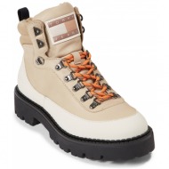 μποτίνια tommy jeans tjm boot hiker em0em01252 sandalwood/ bleached stone rbt
