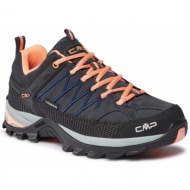  παπούτσια πεζοπορίας cmp rigel low wmn treking shoe wp 3q13246 antracite-sunrise 65up