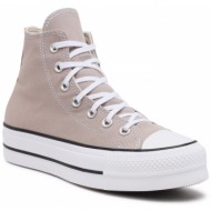  sneakers converse chuck taylor all star lift a06139c pink/grey