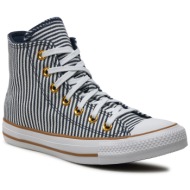  sneakers converse chuck taylor all star herringbone stripe a07232c obsidian/trek tan/white