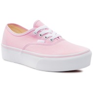  πάνινα παπούτσια vans ua authentic platform 2.0 vn0a3av8v1c1 cradle pink