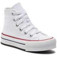  sneakers converse chuck taylor all star eva lift canvas platform 372860c white/garnet/navy