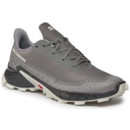  παπούτσια salomon alphacross 5 473133 29 w0 pewter/black/ghost gray
