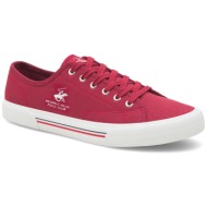 sneakers πάνινα παπούτσια beverly hills polo club m-24mvs5012 red