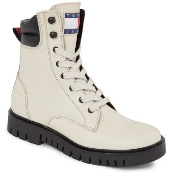 μποτάκια tommy jeans tjw lace up boot σε προσφορά