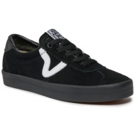  πάνινα παπούτσια vans sport low vn000cqrbka1 black/black