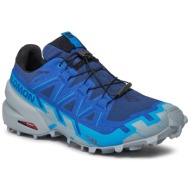  παπούτσια salomon speedcross 6 gore-tex l47302000 blue print/ibiza blue/quarry