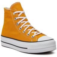  sneakers converse chuck taylor all star lift platform a06506c yellow/white/black