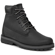  ορειβατικά παπούτσια timberland courma kid traditional6in tb0a28w90011 black full grain