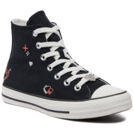  sneakers converse chuck taylor all star y2k heart a09116c black