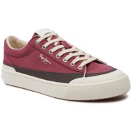  sneakers pepe jeans ben band m pms31043 ruby wine red 293
