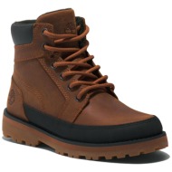  ορειβατικά παπούτσια timberland courma kid boot w/ rand tb0a5xj9f131 rust full grain