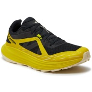  παπούτσια salomon ultra flow l47462500 black / sulphur spring / transparent yellow