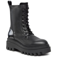  ορειβατικά παπούτσια calvin klein jeans chunky boot laceup lth mg sat yw0yw01285 triple black 0gt
