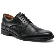  κλειστά παπούτσια clarks craftarlo lace 26171449 black leather