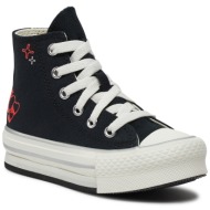  sneakers converse chuck taylor all star eva lift a09122c black/vintage white