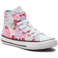  sneakers converse chuck taylor all star easy on floral a06339c white/true sky/oops pink