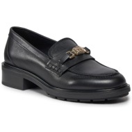  loafers tommy hilfiger th hardware loafer fw0fw07765 black bds