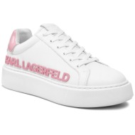  αθλητικά karl lagerfeld kl62210 white/pink
