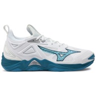  παπούτσια mizuno wave momentum 3 v1ga2312 white/sailor blue/silver 21