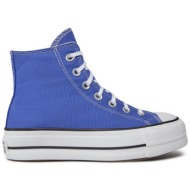  sneakers converse chuck taylor all star lift a05699c royal blue