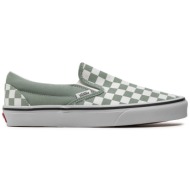  πάνινα παπούτσια vans classic slip-on vn000bvzcjl1 iceberg green