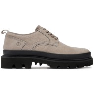  κλειστά παπούτσια clarks badell lace 26176089 grey nubuck