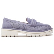  loafers caprice 9-24750-42 lavender suede 529