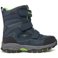  μπότες χιονιού kangaroos k-robi ktx 18965 000 4054 dk navy/lime