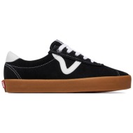  πάνινα παπούτσια vans sport low vn000cqrb9m1 black/gum